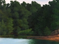 Canoe Launch, Latta Preserve - Original Landscape painting by Paul Keysar