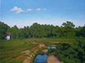 Chaptico, Maryland - Original Landscape painting by Paul Keysar