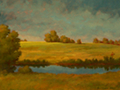 Ray of Light - Original Landscape painting by Paul Keysar
